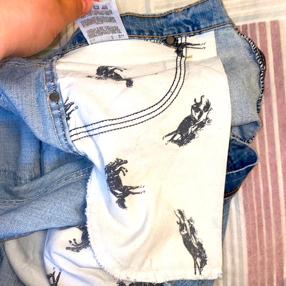 WRANGLER COWBOY 🤠 DENIM JEANS 👖 100% Cotton fabric - Picture 4 of 10